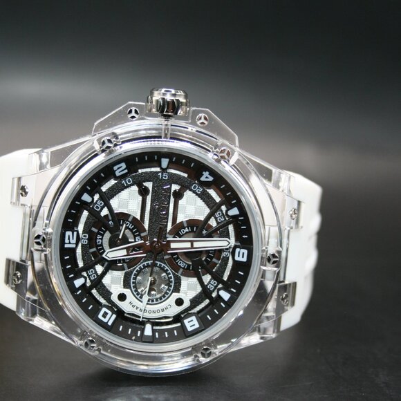 Invicta Racing Saphirex Men's Watch - 46mm, White (48800) - Picture 2 of 6